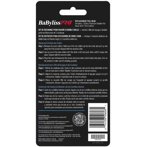 BaByliss Pro FOILFX02 Blue Replacement Foil & Cutter