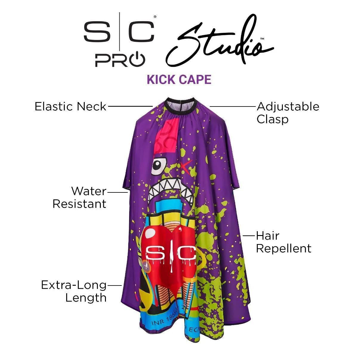 Cutting Cape - Stylecraft Radioactive Purple