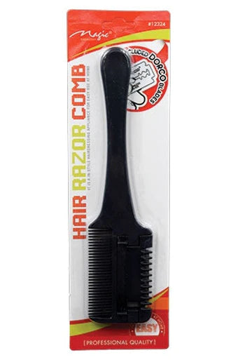 Magic Hair Razor Comb W/Dorco Blades