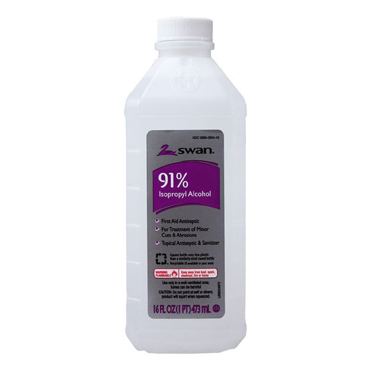 Swan 16 Oz. 91% Isopropyl Rubbing Alcohol