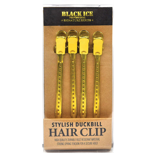 Black Ice Signature Series Stylish Duckbill Hair Clips