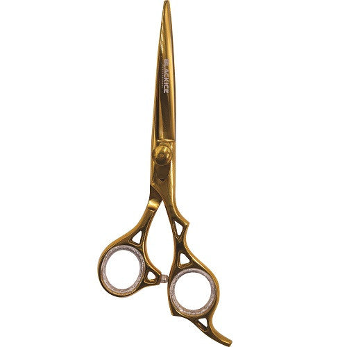 Black Ice Stylish Off Set Grip Gold 7" Shear