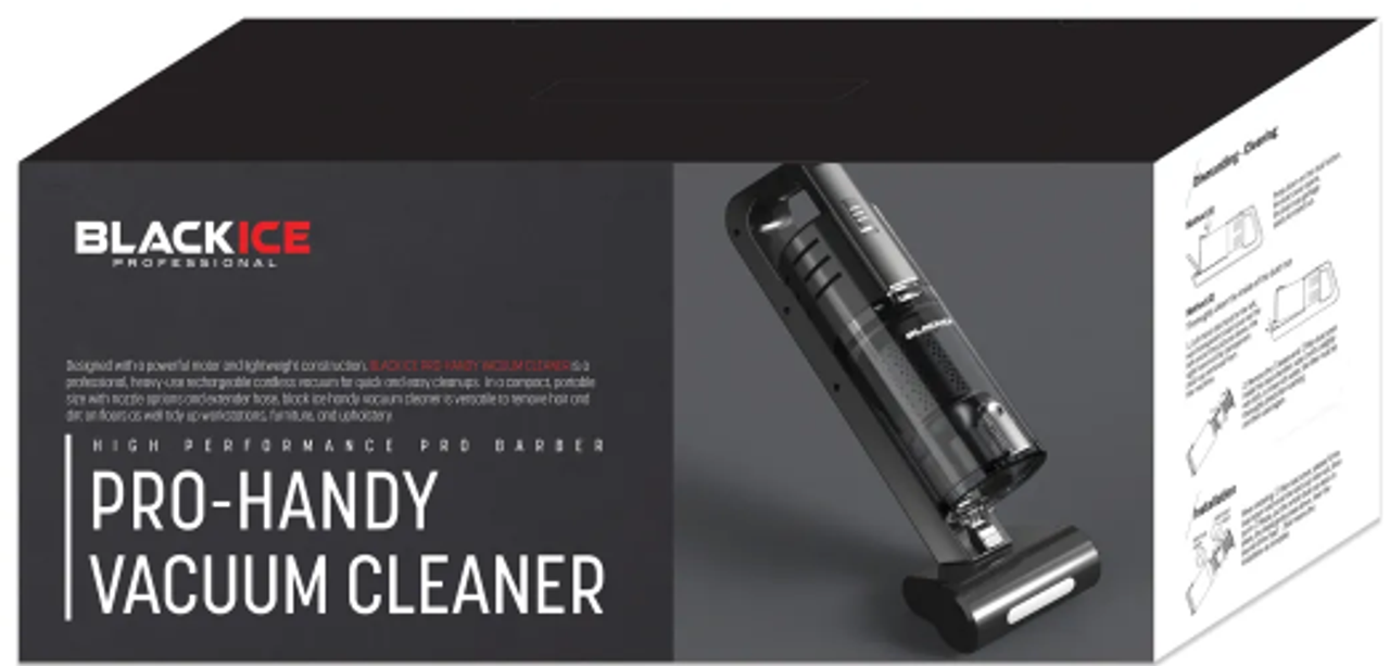 Black Ice Pro-Handy Compact Cordless Vacuum Cleaner