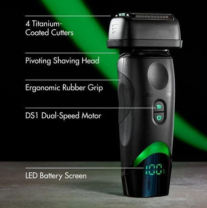BaBylissPRO® x Tomb45® Wireless Charging Double-Foil Shaver