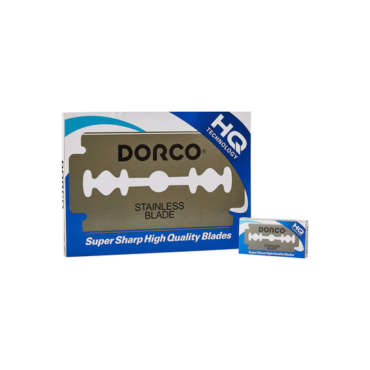 DORCO ST300 Platinum Double Edge Razor Blades - 100 Pieces