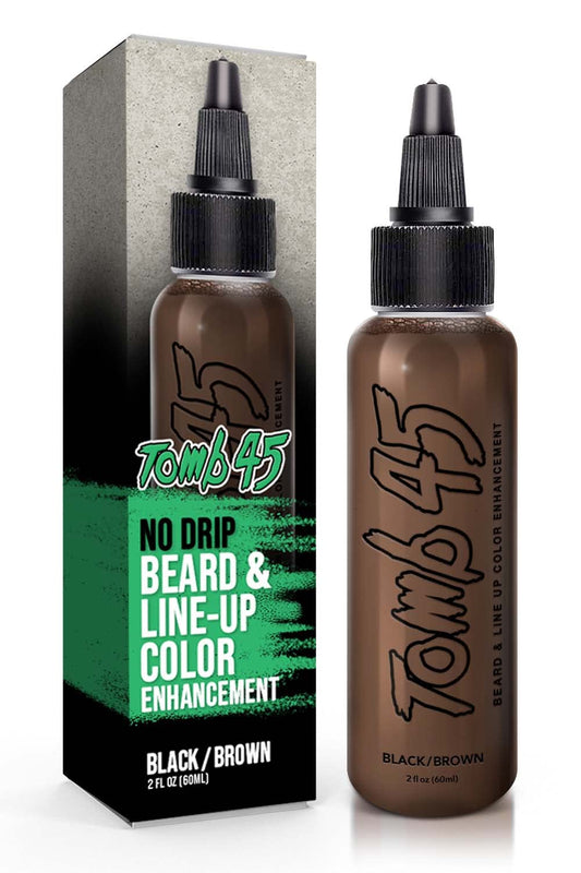 Tomb45 Beard and Line Up Color Enhancement – Black/Brown – 2 oz