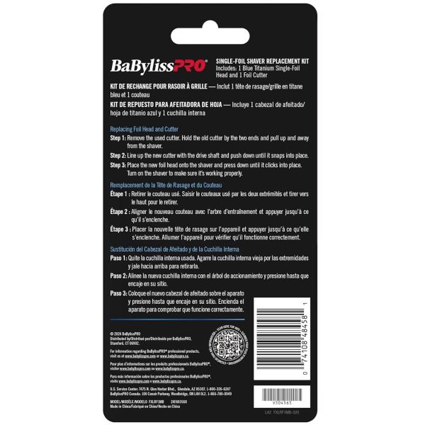BaByliss Pro UVFOIL Single-Foil Shaver Replacement Kit