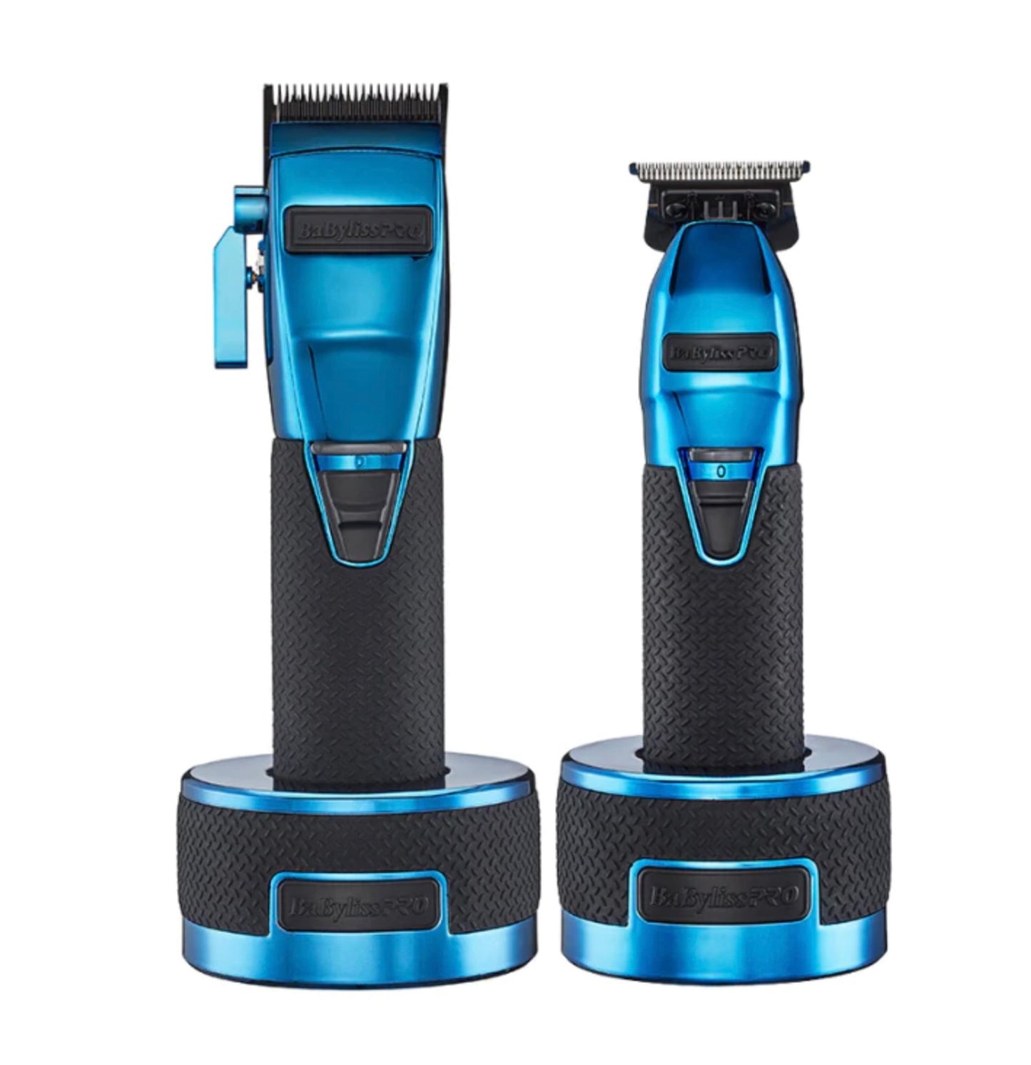 BaBylissPRO Blue FX Boost+ Limited Edition Clipper & Trimmer Set w/ Charging Base