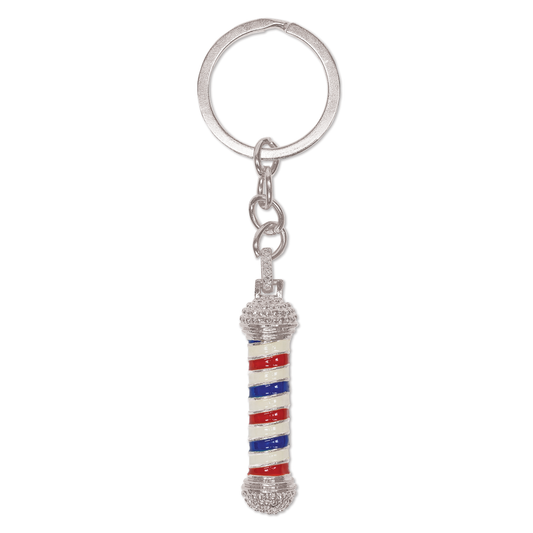 Scalpmaster Barber Barber Pole Keychain